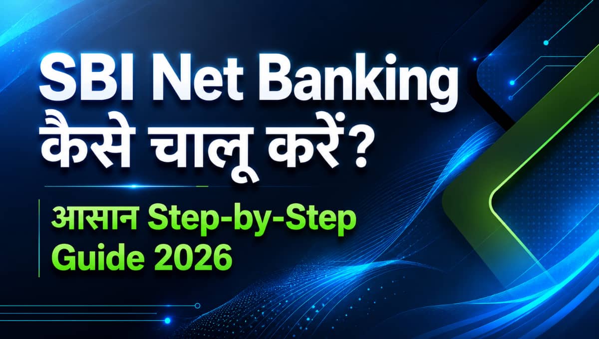 SBI Net Banking कैसे चालू करें? आसान Step-by-Step Guide 2026