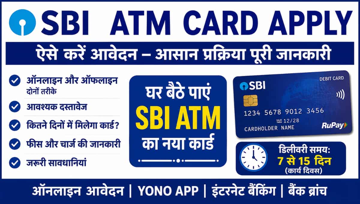 SBI ATM Card Apply 2026